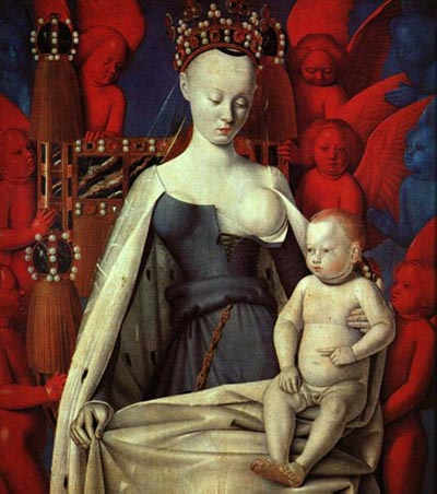 Dziewica z Dzieciątkiem Jan Fouquet